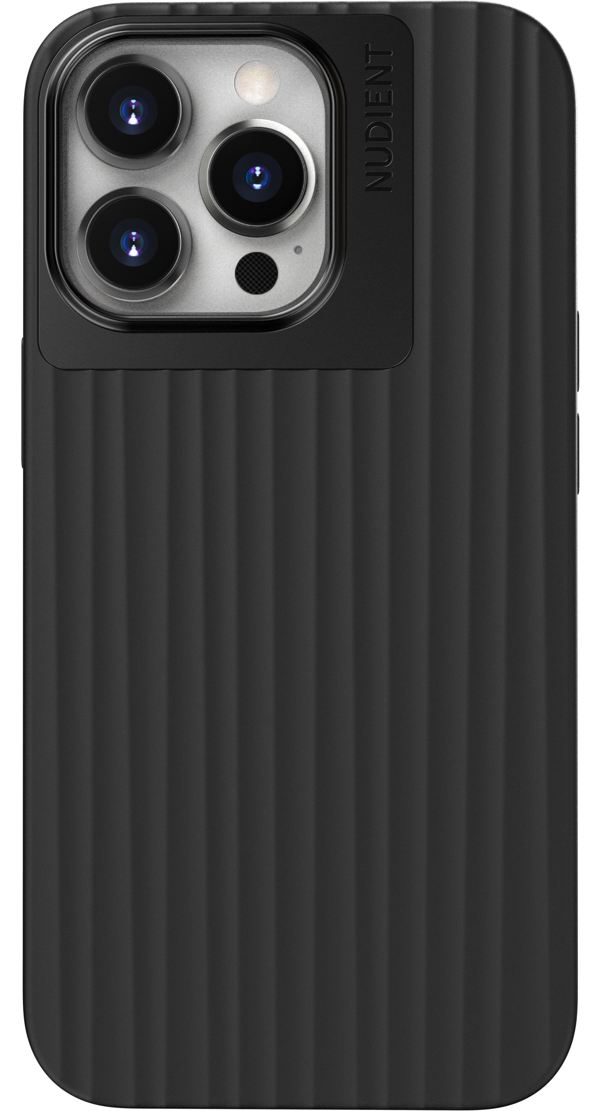 Nudient Bold iPhone 13 Pro charcoal black mobildeksel
