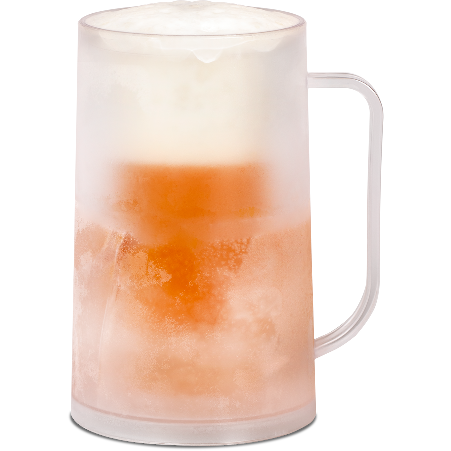 Frosty beer mug