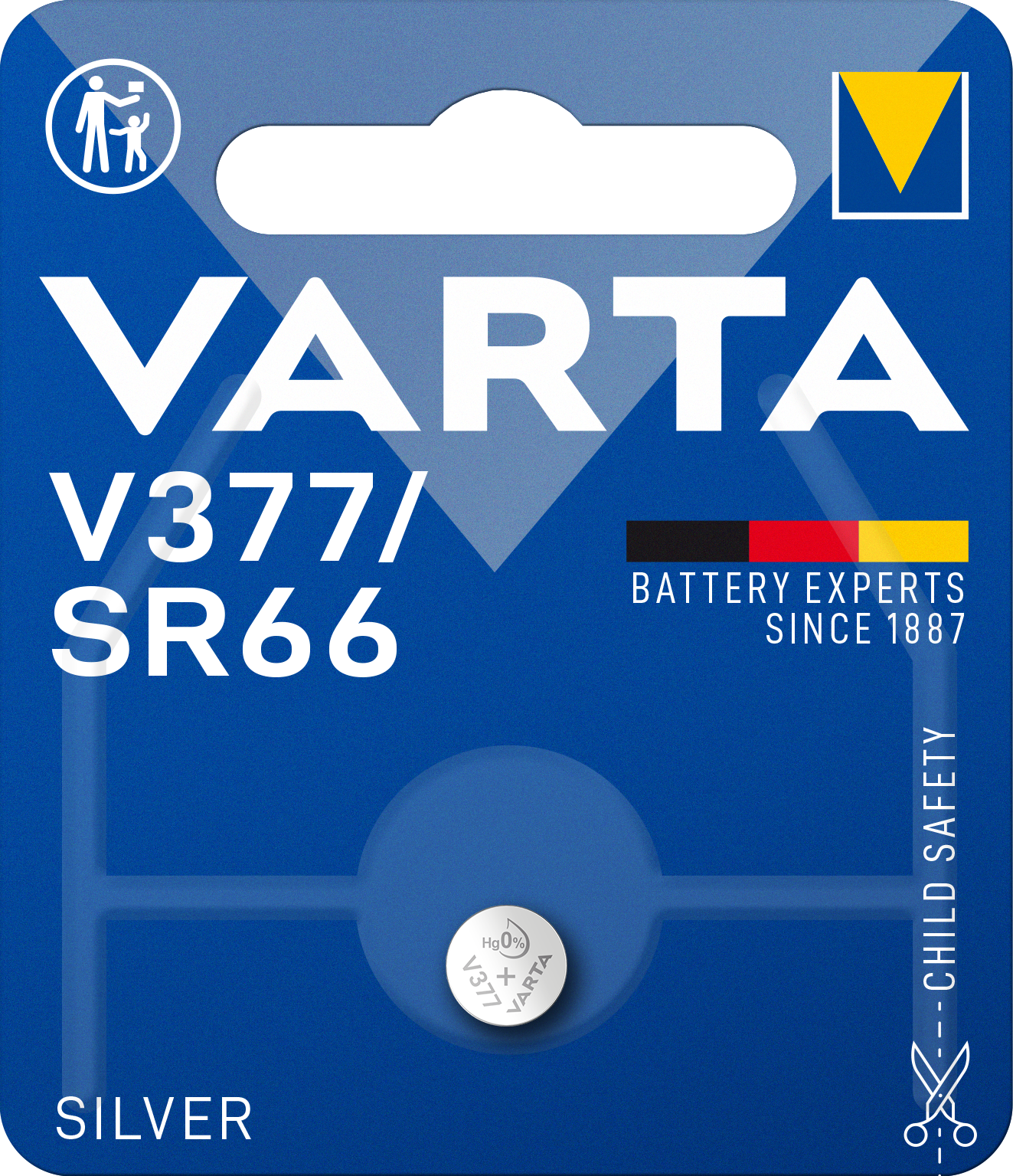 VARTA Silver knappcellebatteri V377/SR66