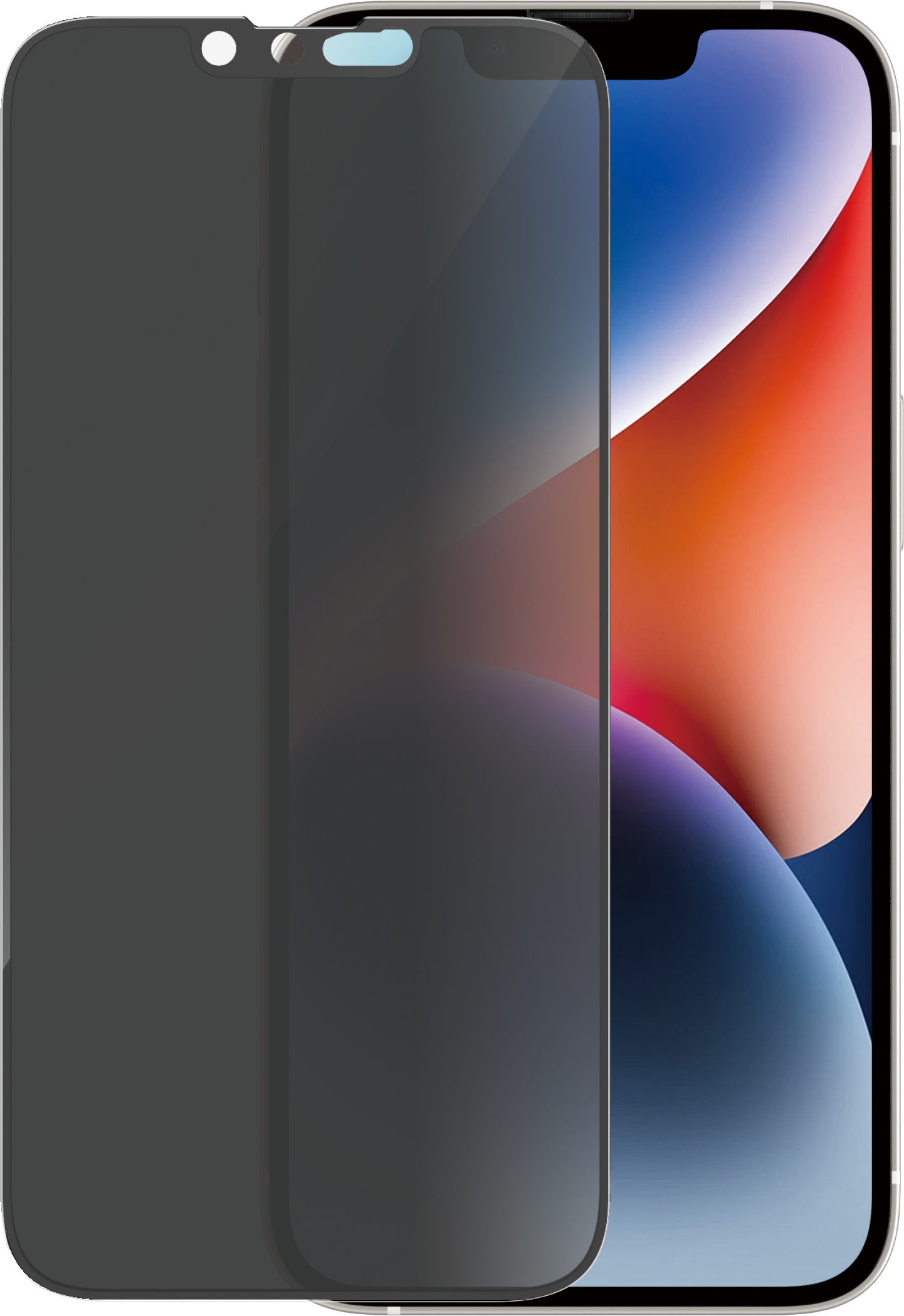 PanzerGlass UWF Skjermbeskyttelse Privacy iPhone 13/13 Pro/14