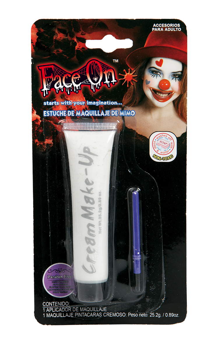 Ansiktsfarge krem hvit