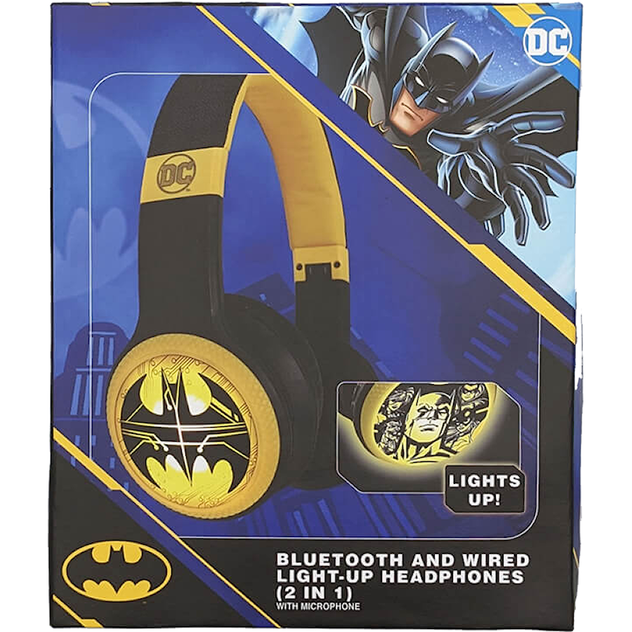Batman Headphone Wireless LED On-Ear