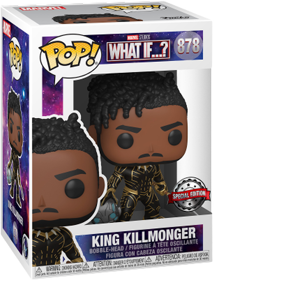 Funko POP Marvel King Killmonger vinylfigur