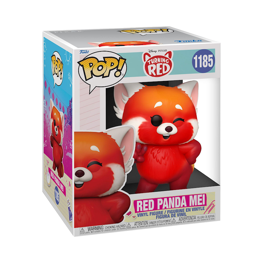 Funko POP Turning Red röd panda Mei vinylfigur