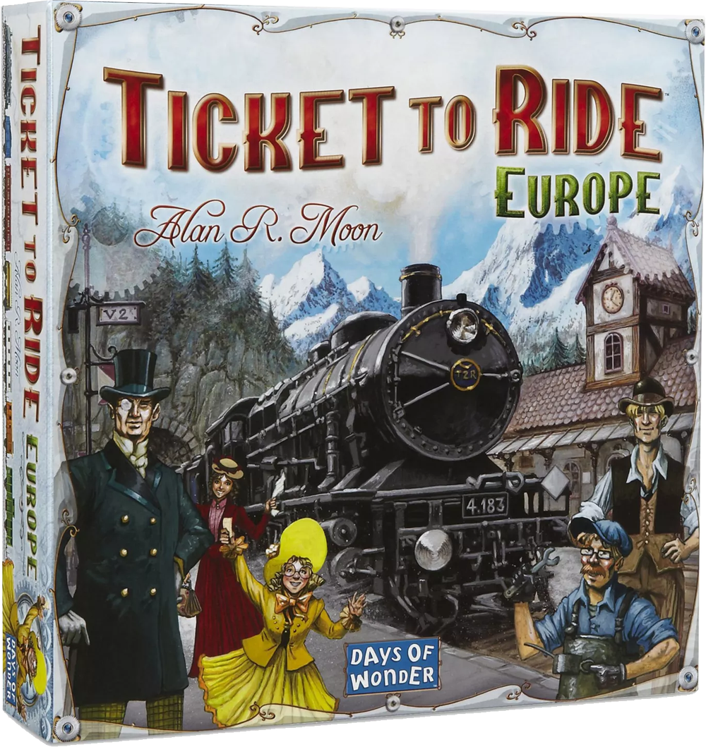 Ticket to Ride Europe strategispill