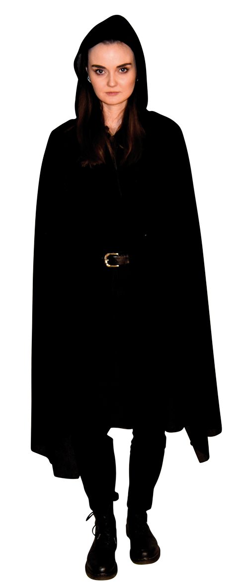 Black Velvet Cape