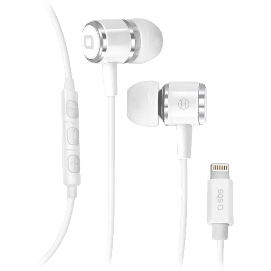 SBS In-ear Stereo Headset w. Lightning Cable