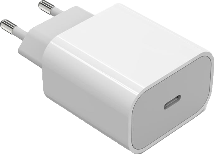 Mobique strømadapter PD20W USB-C hvit