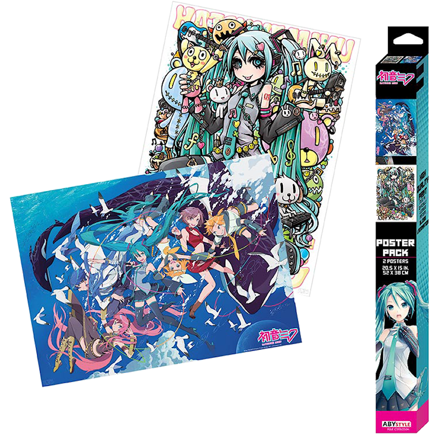 Hatsune Miku - 2-pack Posters Chibi - Series 2