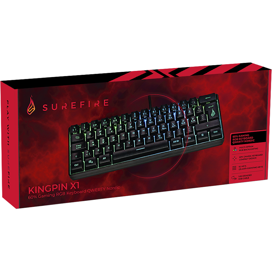 SureFire KingPin X1 60% RGB