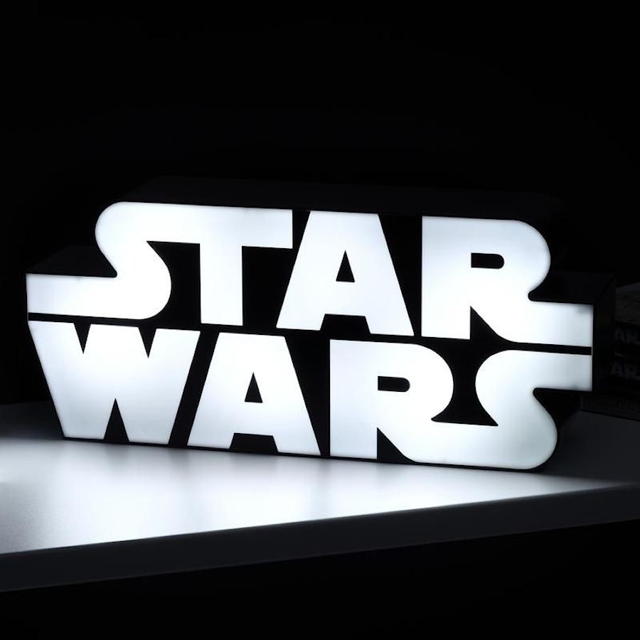 Star Wars logga lampa