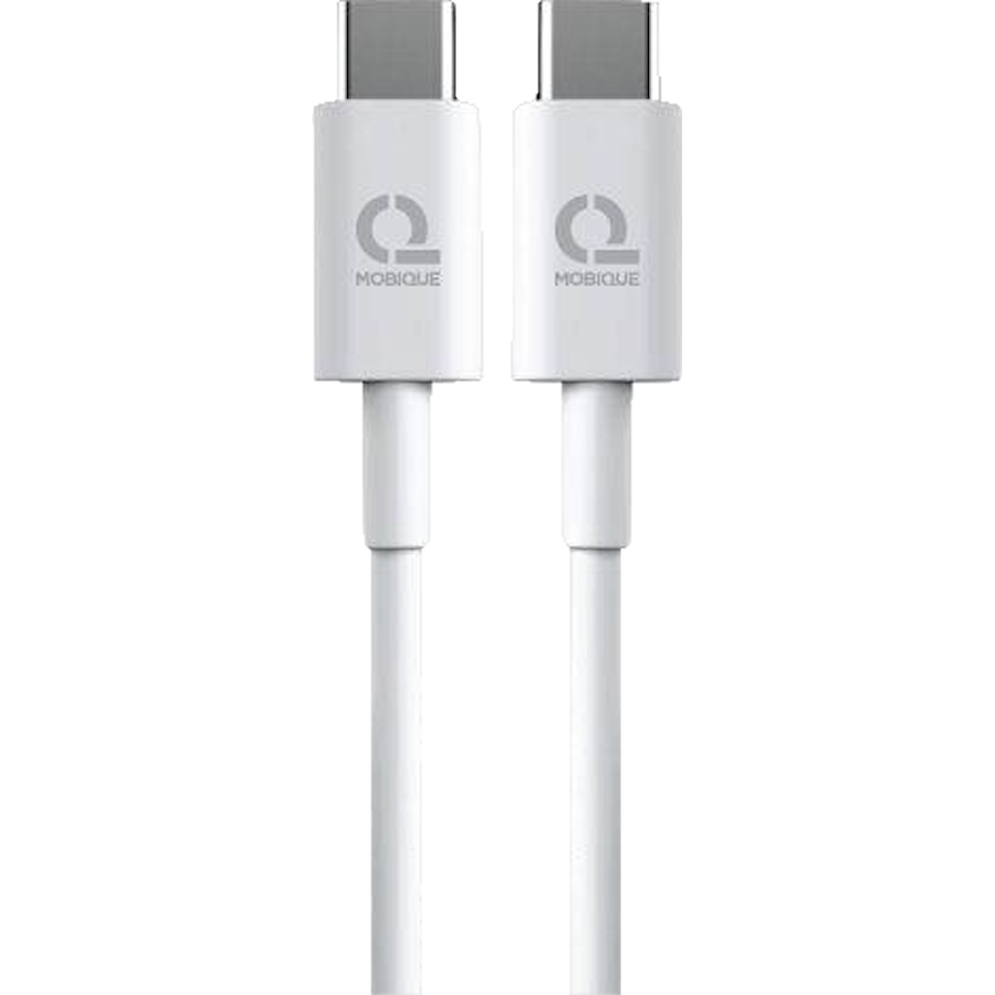 Mobique laddkabel USB-C till USB-C 1m vit