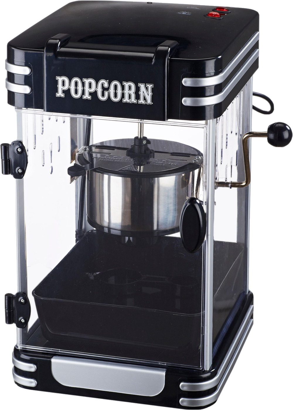 Popcornmaskin svart