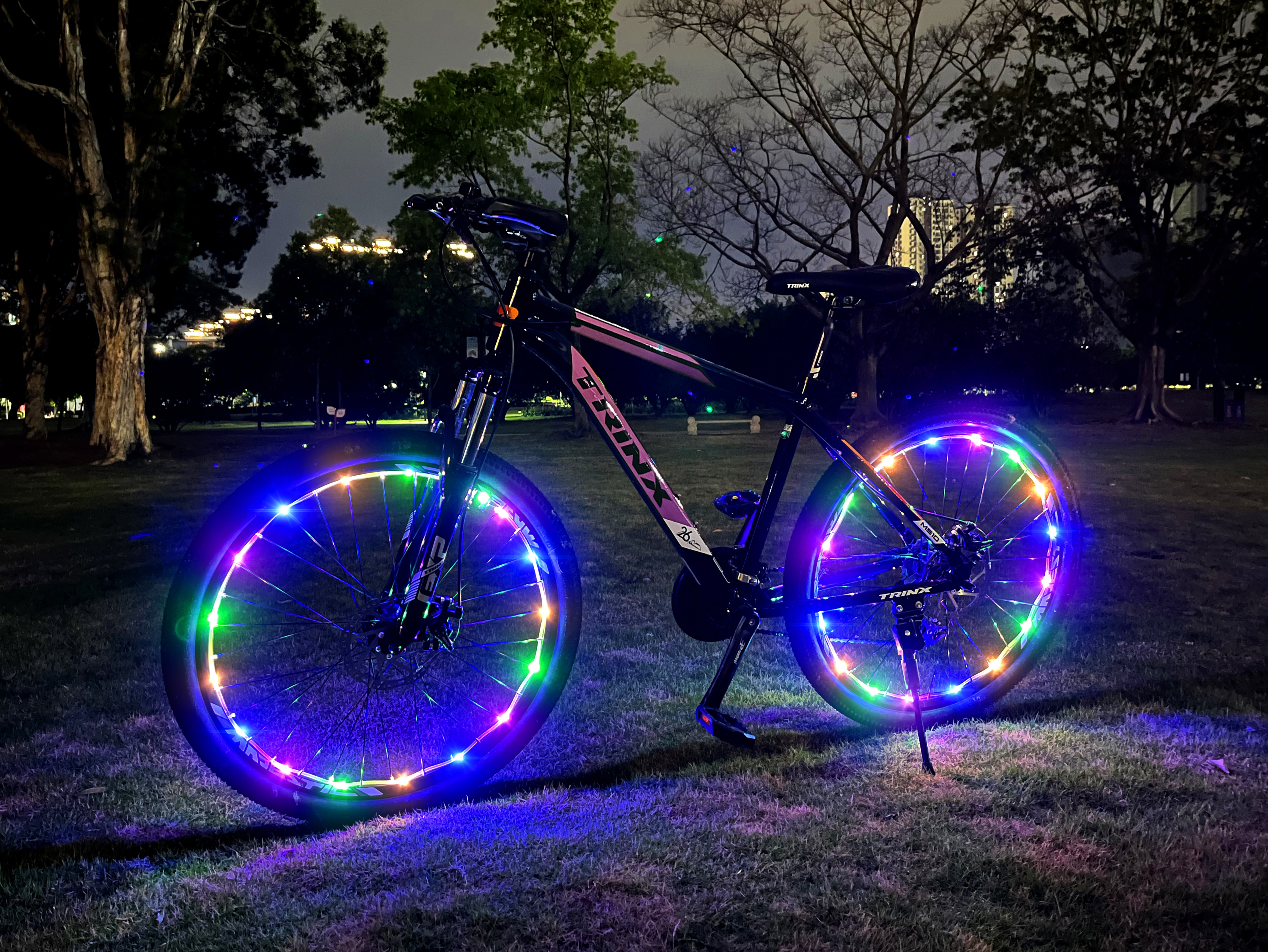 LED Lyslenkene for sykler 2-pakning