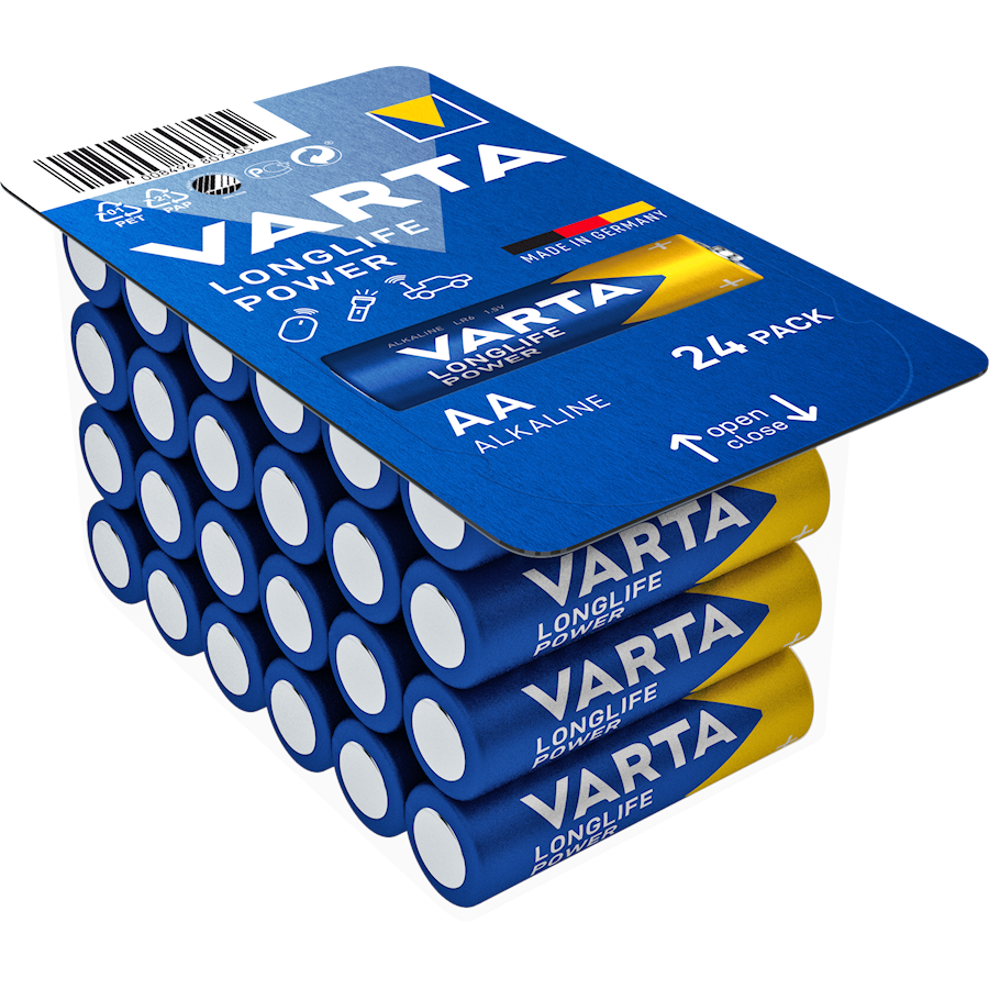 VARTA Longlife Power AA-batteri 24-pack