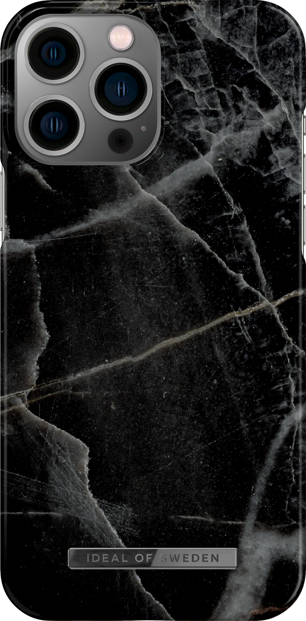 iDeal of Sweden iPhone 13 Pro Max mobildeksel black thunder marble