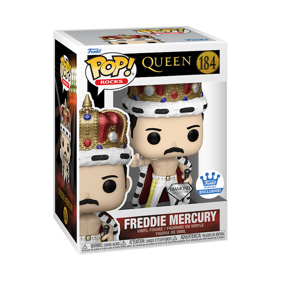 Funko POP Queen - Freddie Mercury King (Diamond Glitter)