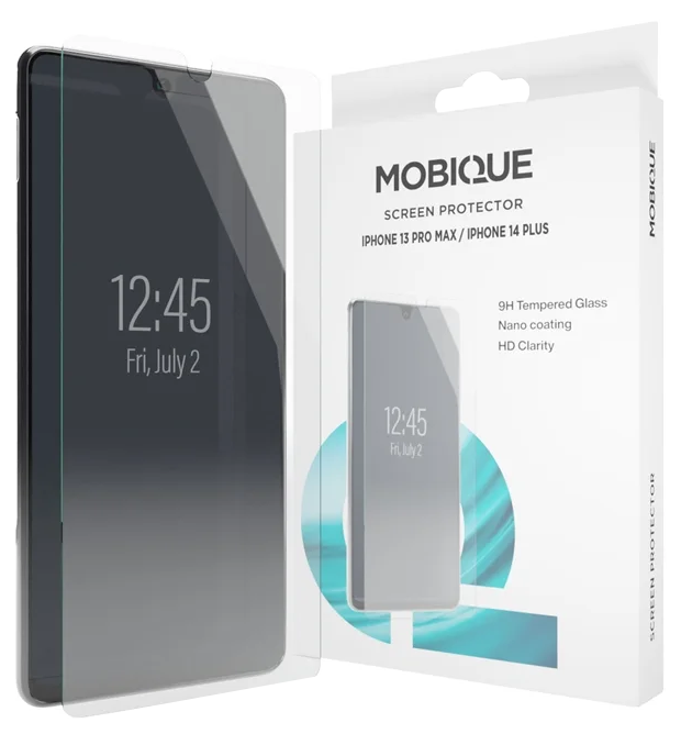 Mobique iPhone 13 Pro Max/14 Plus skjermbeskyttelse