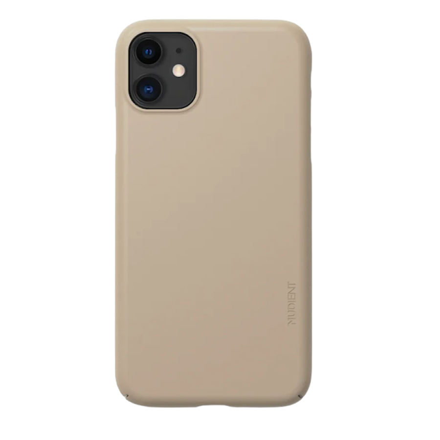 Nudient Thin iPhone 11 clay beige mobilskal