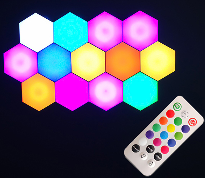 United Hexagon LED Light Set 6-Pack