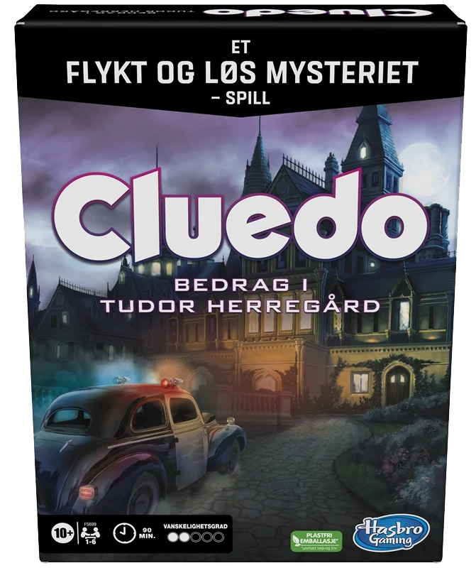 Cluedo bedrag i Tudor herregård brettspill