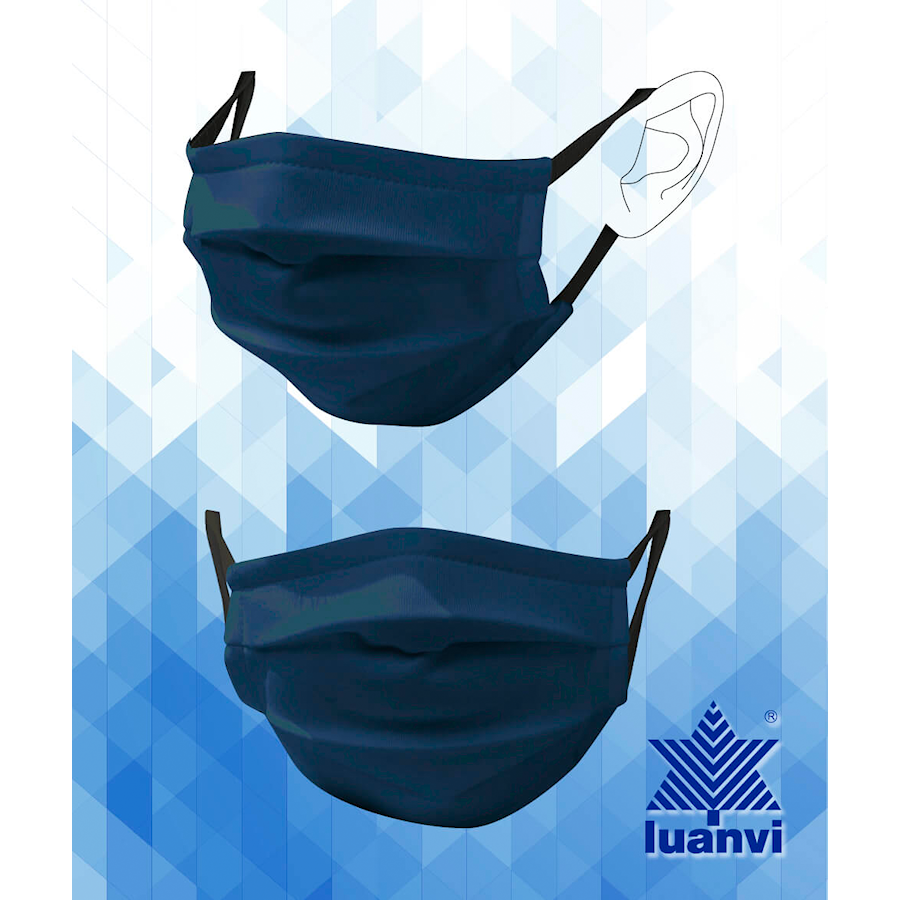 Lunavi Washable Facemask - Marine Blue Medium