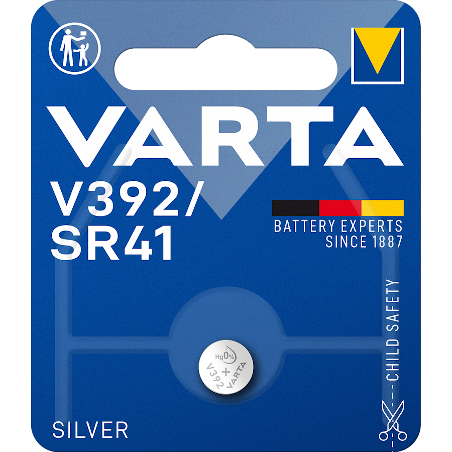 VARTA Silver knappcellsbatteri V392/SR41