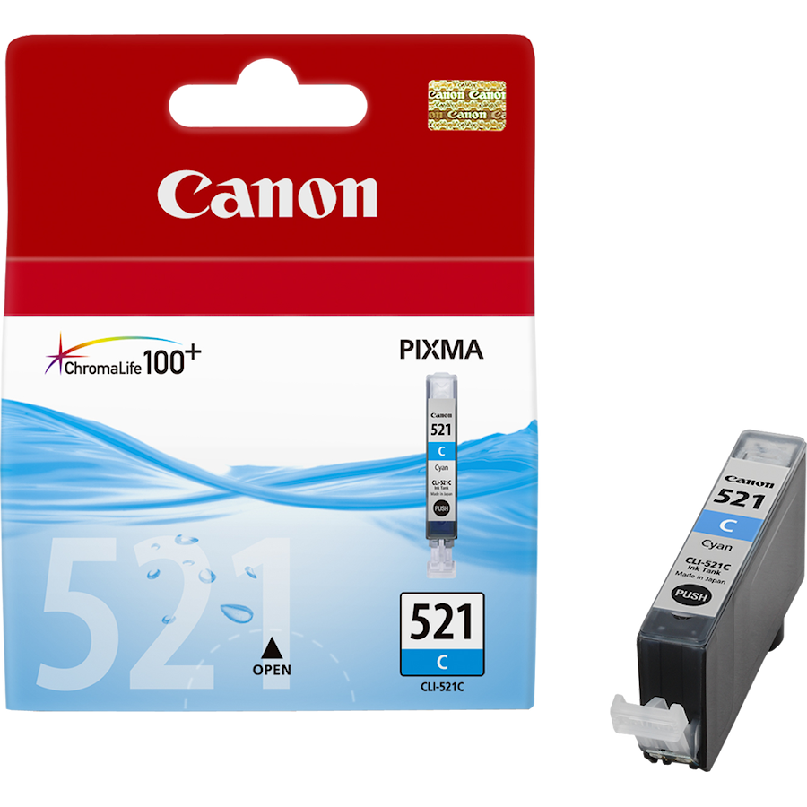Canon CLI-521. Cyan blekkpatron