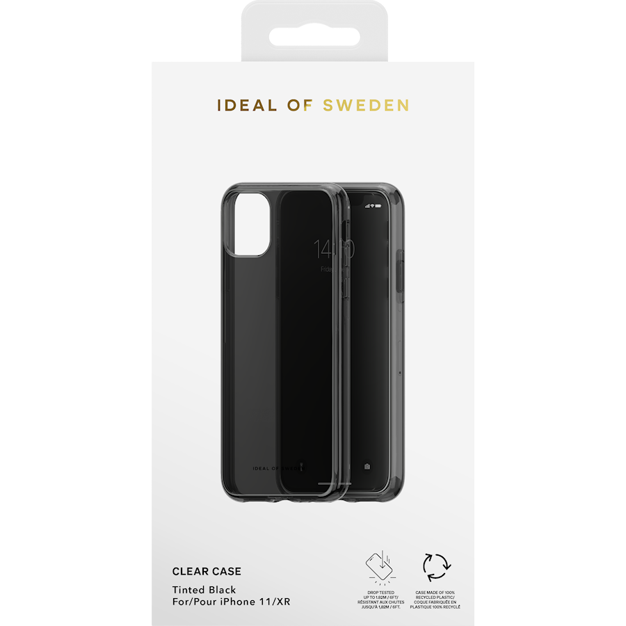Ideal of Sweden Clear Case iP 11/XR Tinted Black