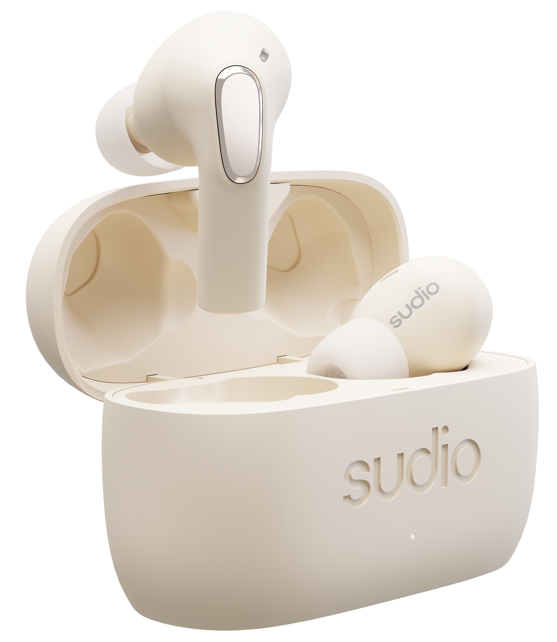 SUDIO trådløse hodetelefoner E2 ANC Kalk