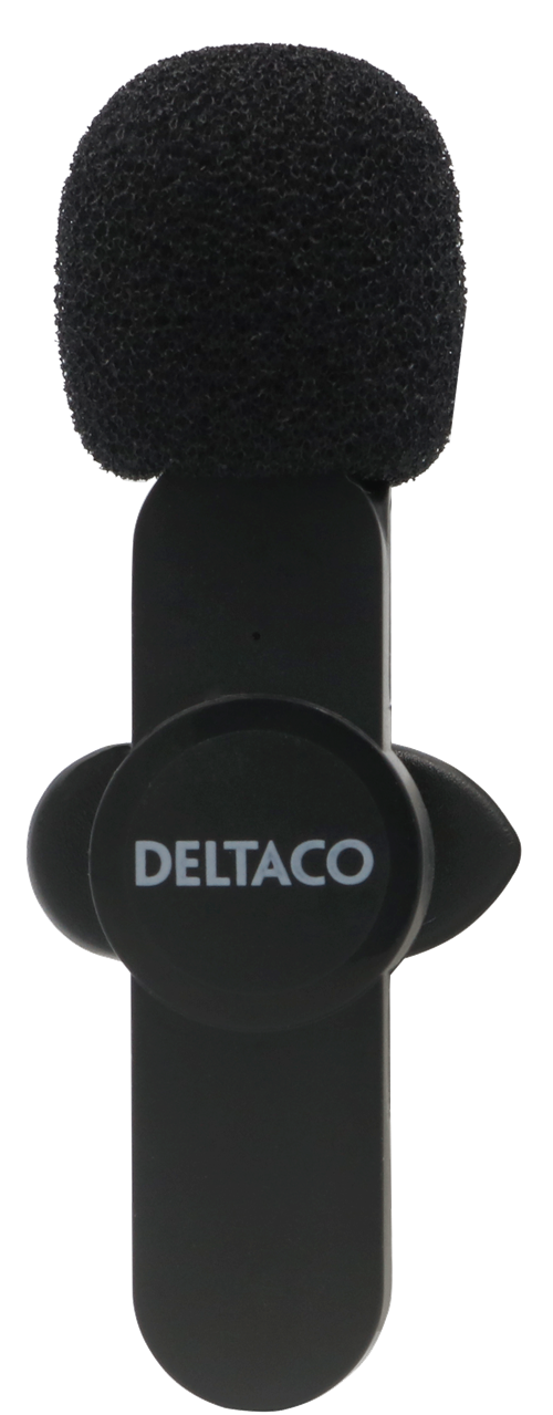 Deltaco Wireless Vlogging microphone USB-C/Lightning