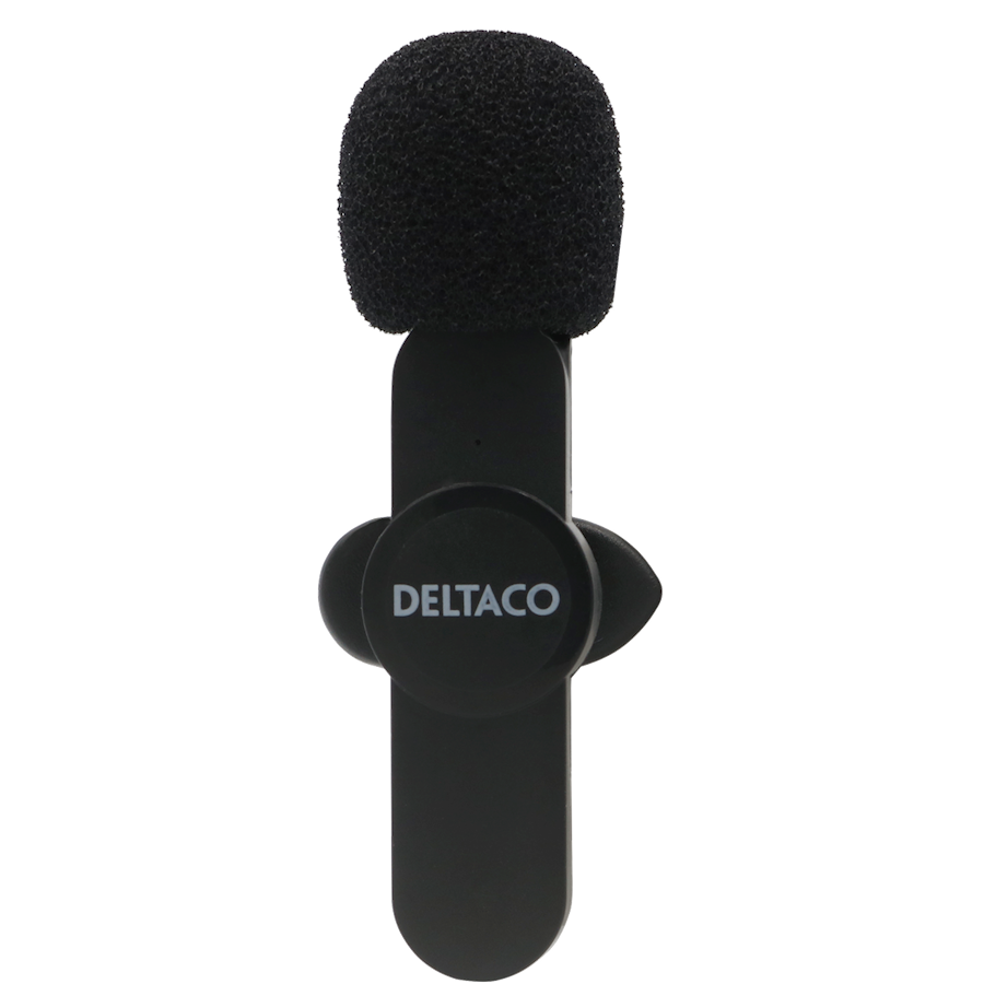 Deltaco Wireless Vlogging microphone USB-C/Lightning