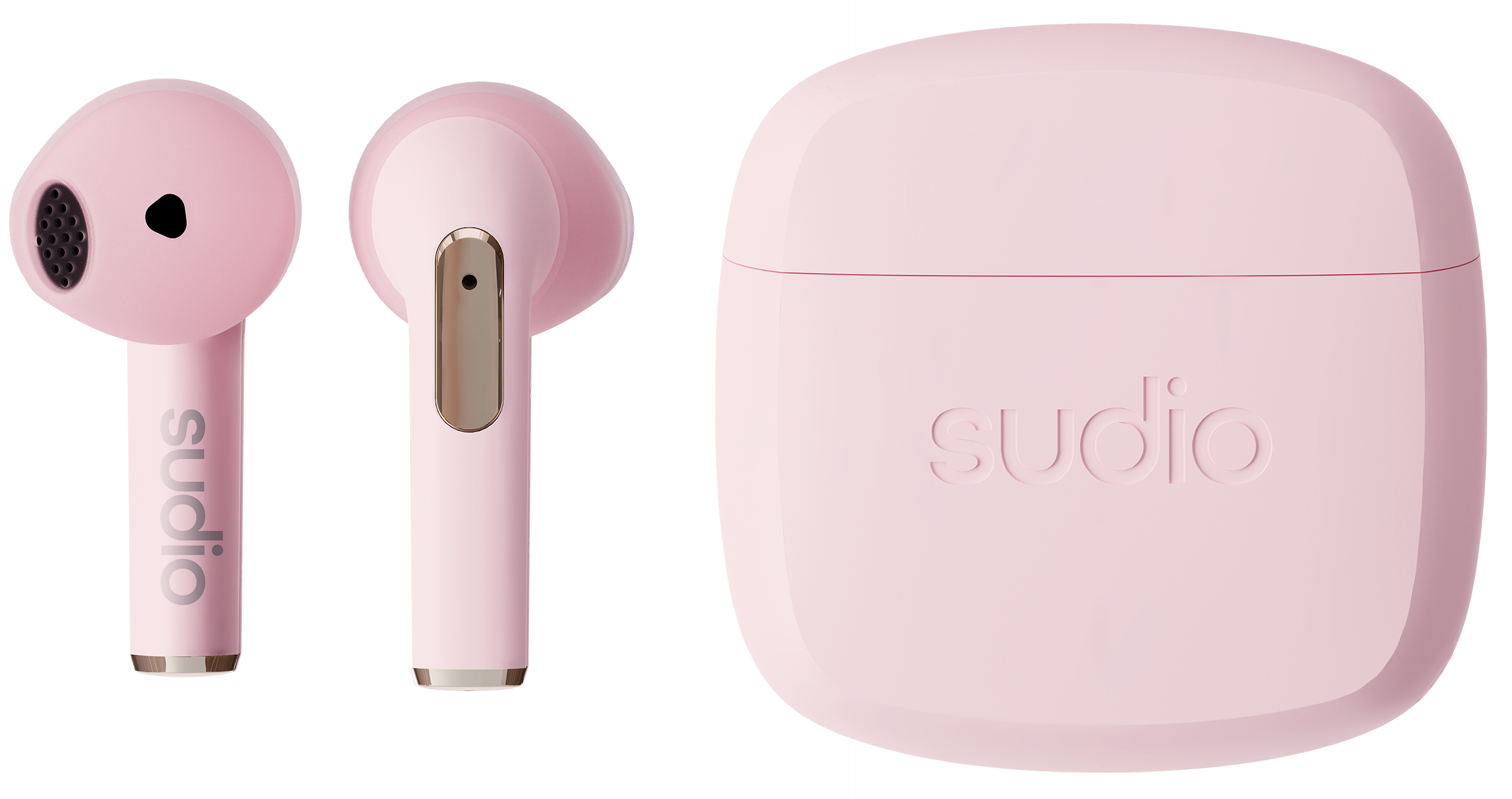 SUDIO Trådløse hodetelefoner N2 Rosa