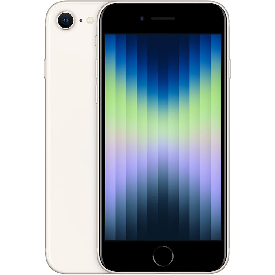iPhone SE 2022 64GB Hvit Veldig god stand