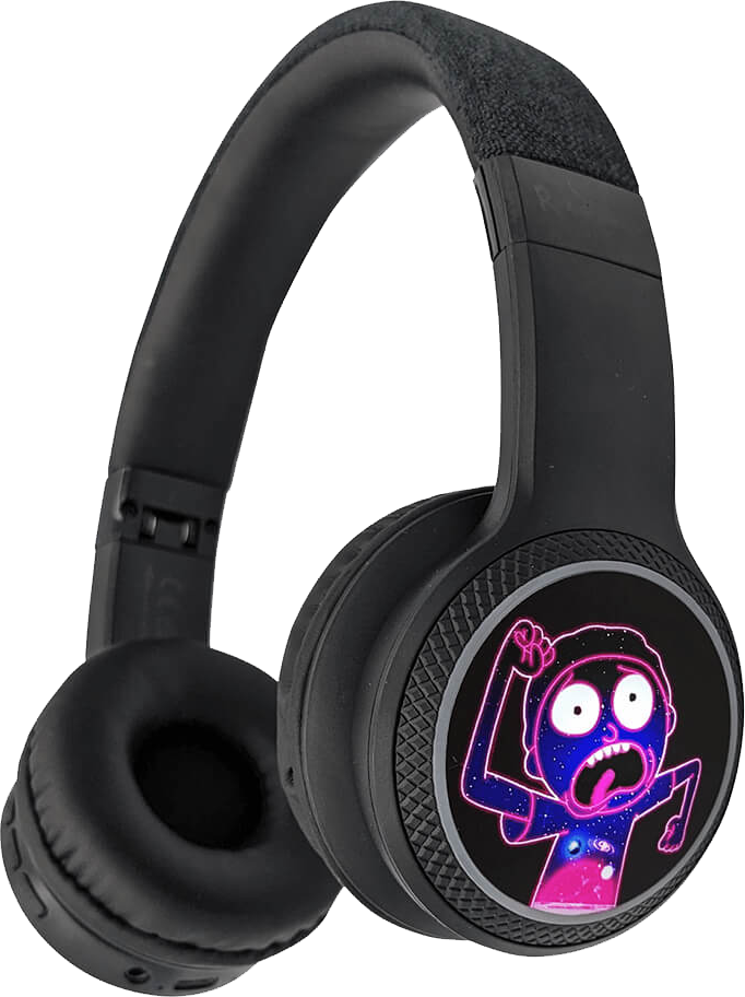 Rick & Morty Headphone Wireless LED On-Ear
